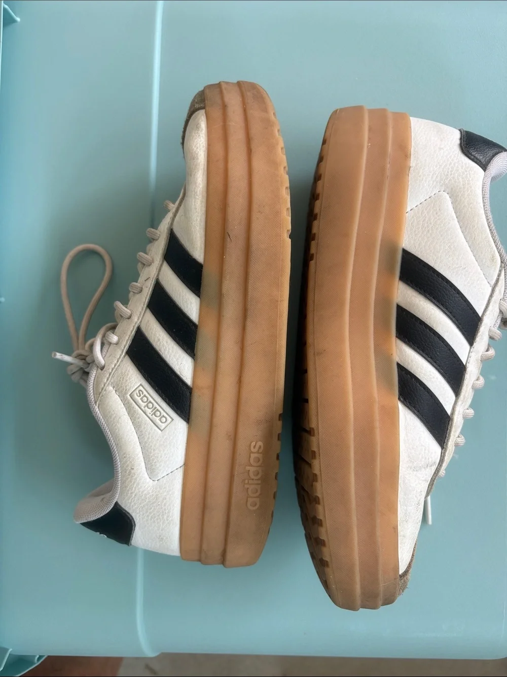 adidas White and Black Retro Low-Top Sneakers